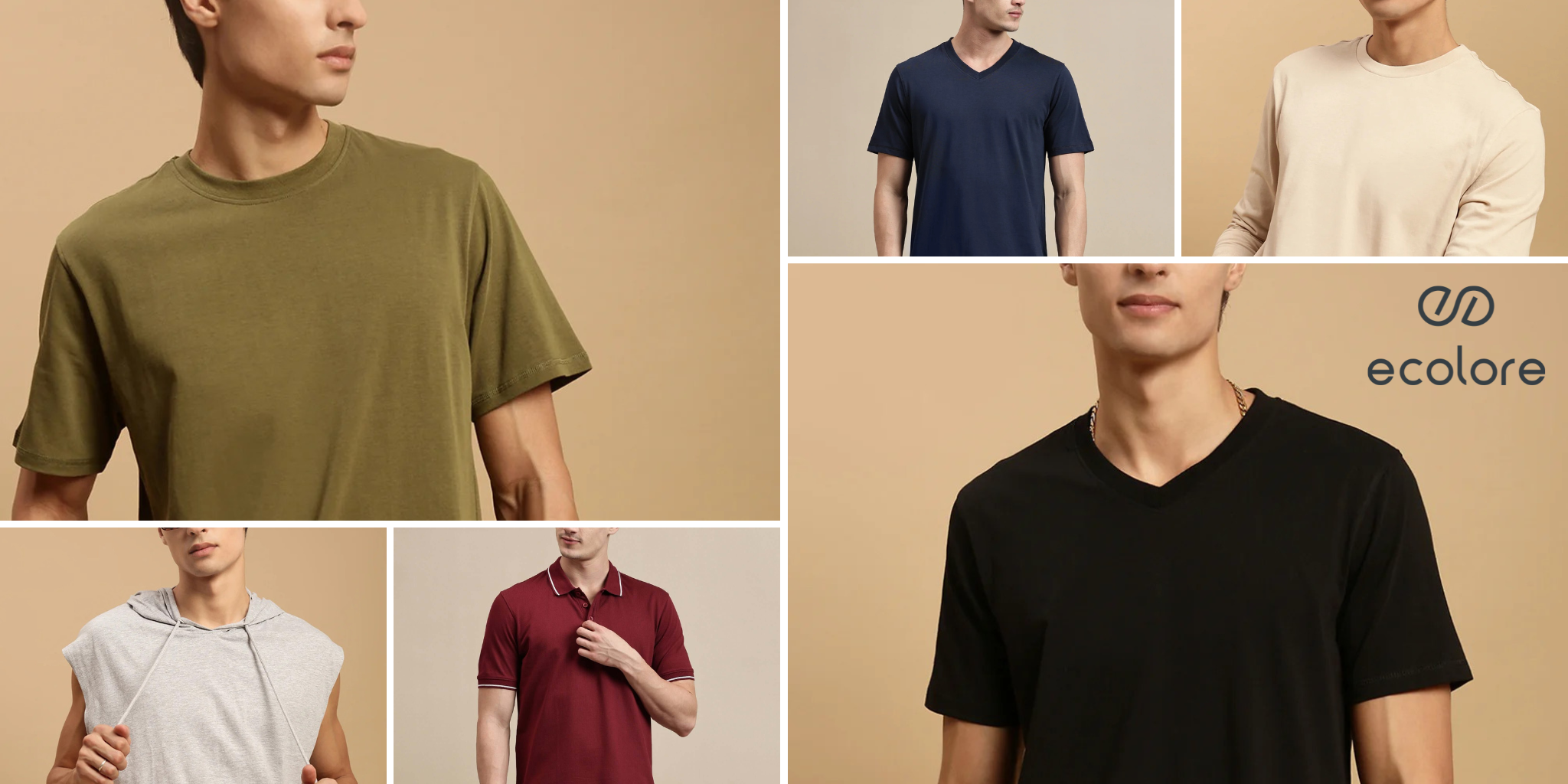Ecolore Men’s Wear Collection – Minimalist Everyday Fashion Basics for Men