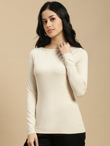 Ecolore Womens Boat Neck Full Sleeve Top
