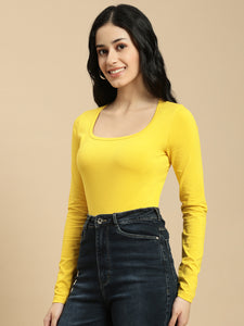 Ecolore Womens Square Neck Full Sleeve Top