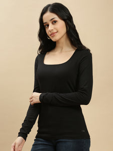 Ecolore Womens Square Neck Full Sleeve Top