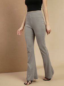 Ecolore Womens Fit And Flare Rib Pant