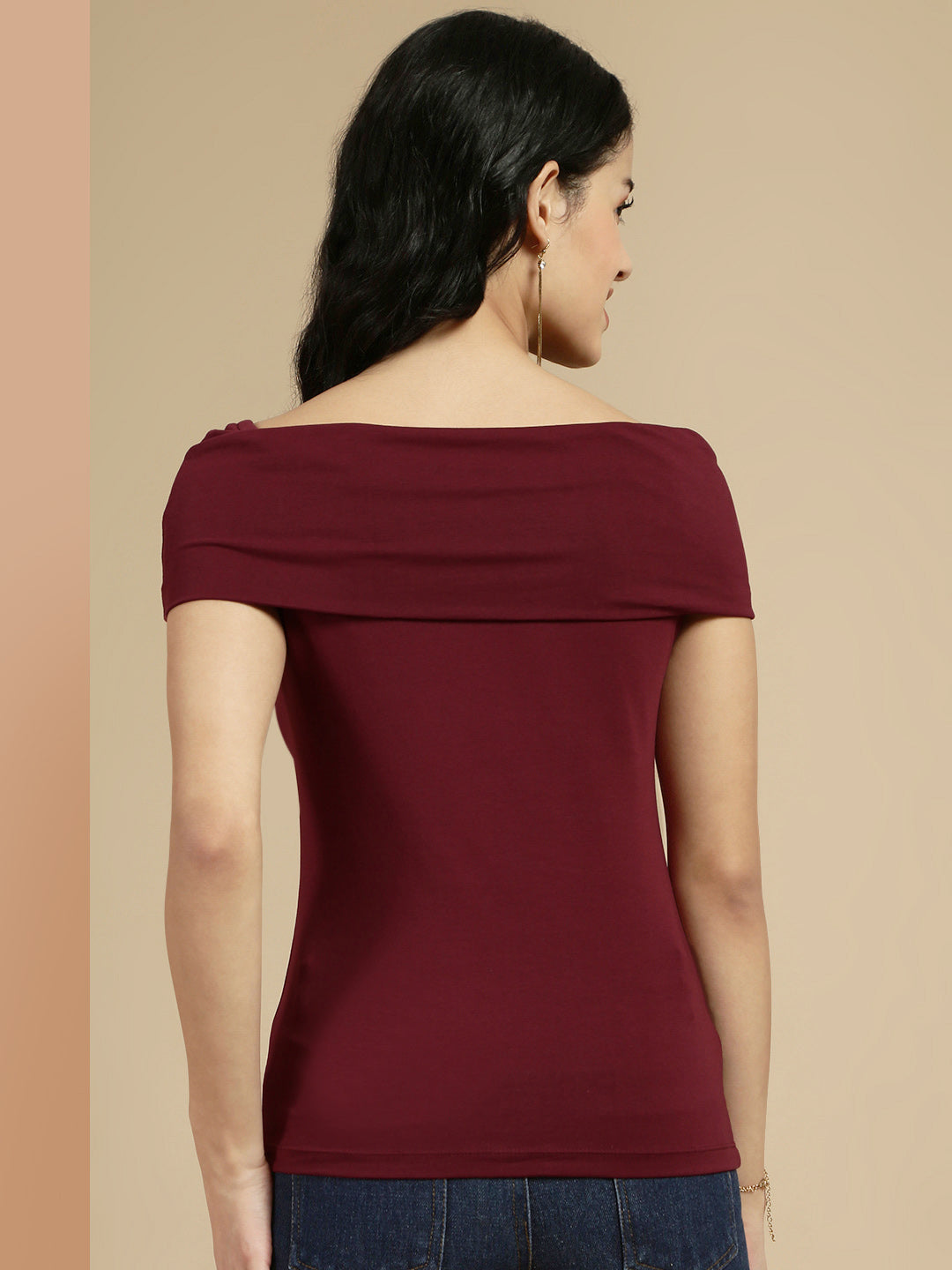 Ecolore Womens Off Shoulder Top