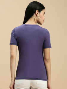 Ecolore Womens Crew Neck Half Sleeve Top