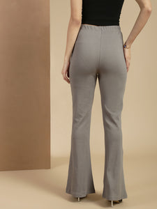 Ecolore Womens Fit And Flare Rib Pant