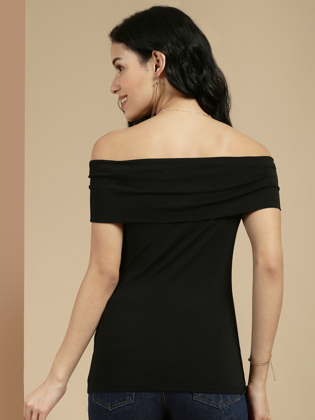 Ecolore Womens Off Shoulder Top