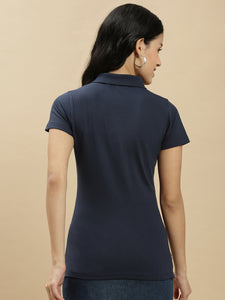Ecolore Womens Half Sleeve Polo Top