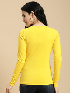Ecolore Womens Square Neck Full Sleeve Top