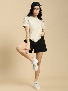Ecolore Womens Regular Half Sleeve High Low Top
