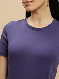 Ecolore Womens Crew Neck Half Sleeve Top