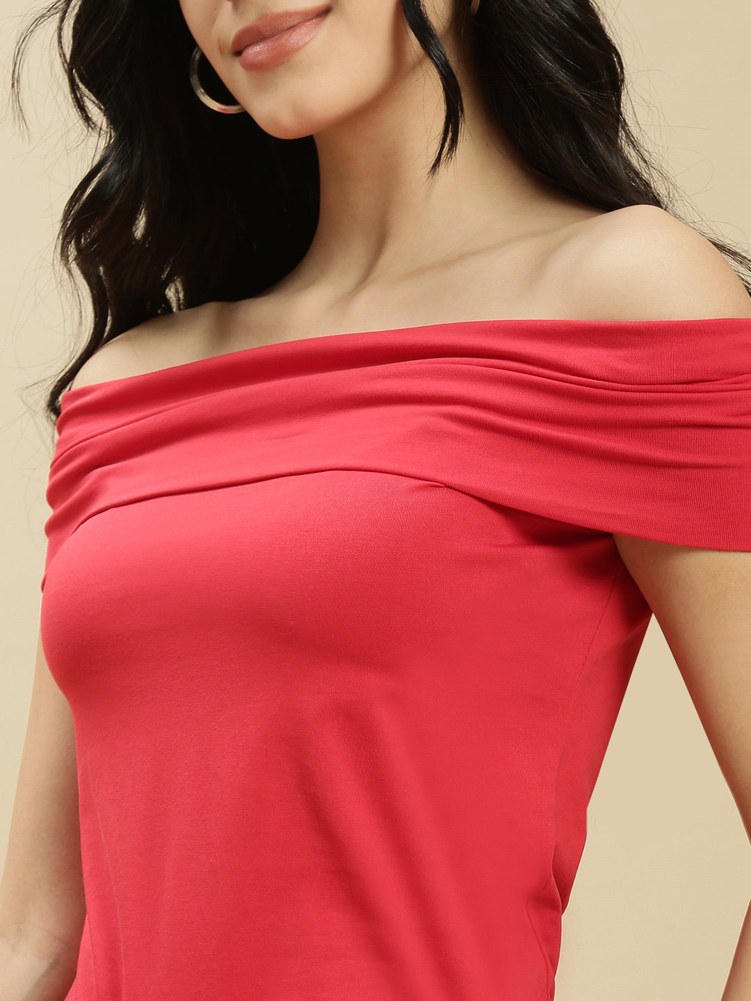 Ecolore Womens Off Shoulder Top