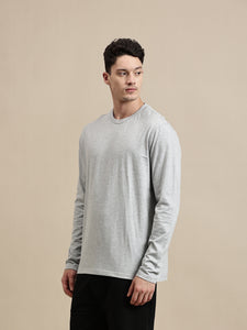 Men's T-Shirt - Basic Crew Neck Full Sleeve Comfort Fit