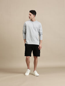 Men's T-Shirt - Basic Crew Neck Full Sleeve Comfort Fit