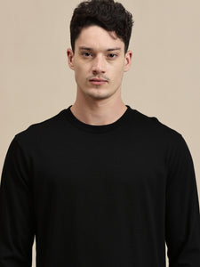 Men's T-Shirt - Basic Crew Neck Full Sleeve Comfort Fit