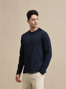 Men's T-Shirt - Basic Crew Neck Full Sleeve Comfort Fit