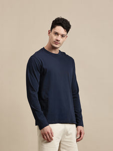 Men's T-Shirt - Basic Crew Neck Full Sleeve Comfort Fit