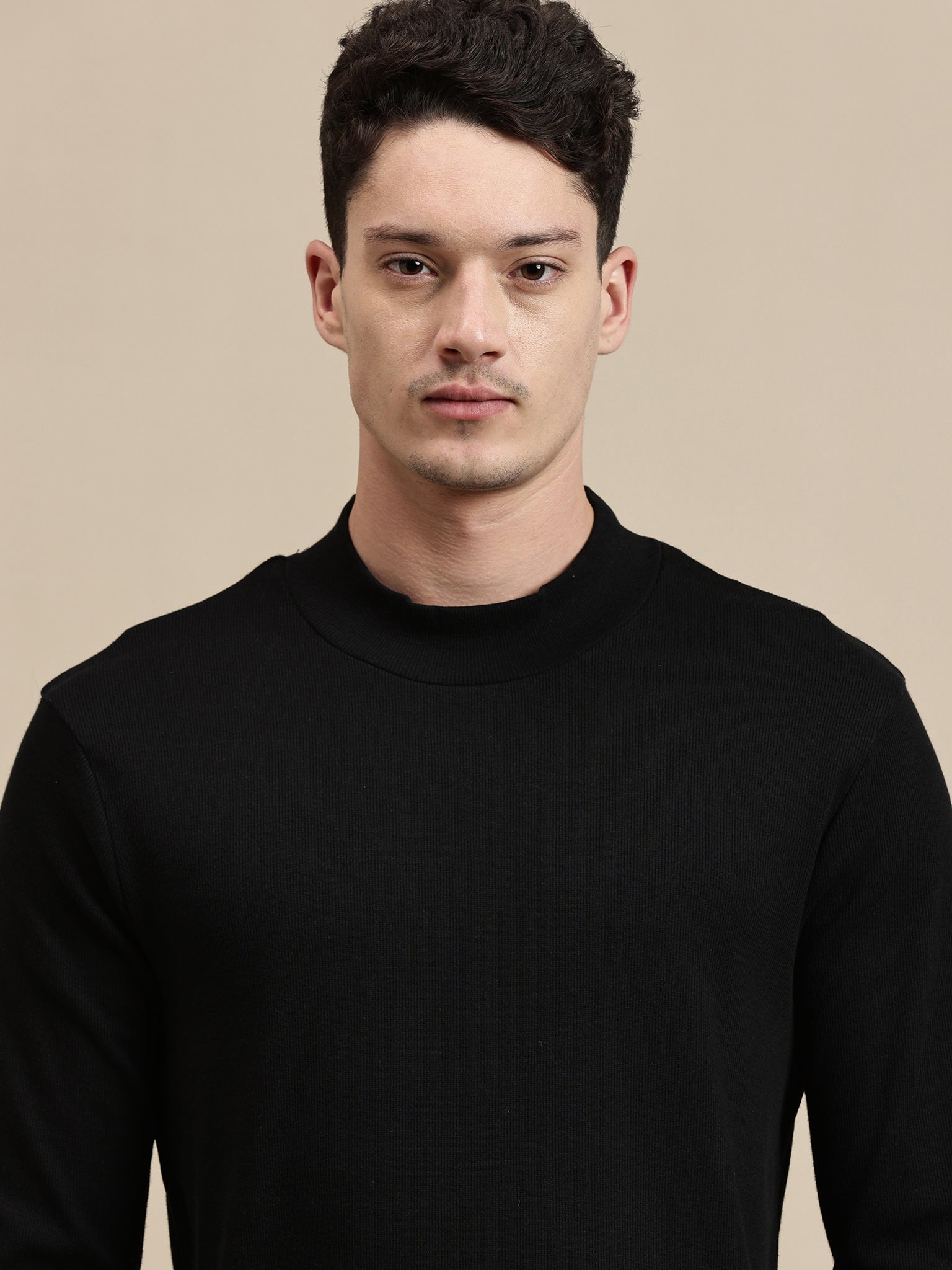 Men's T-Shirt – High Neck Full Sleeves