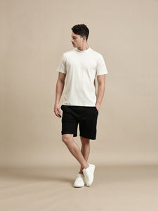 Men's T-Shirt – Half Sleeve High Neck Tee Double Needle