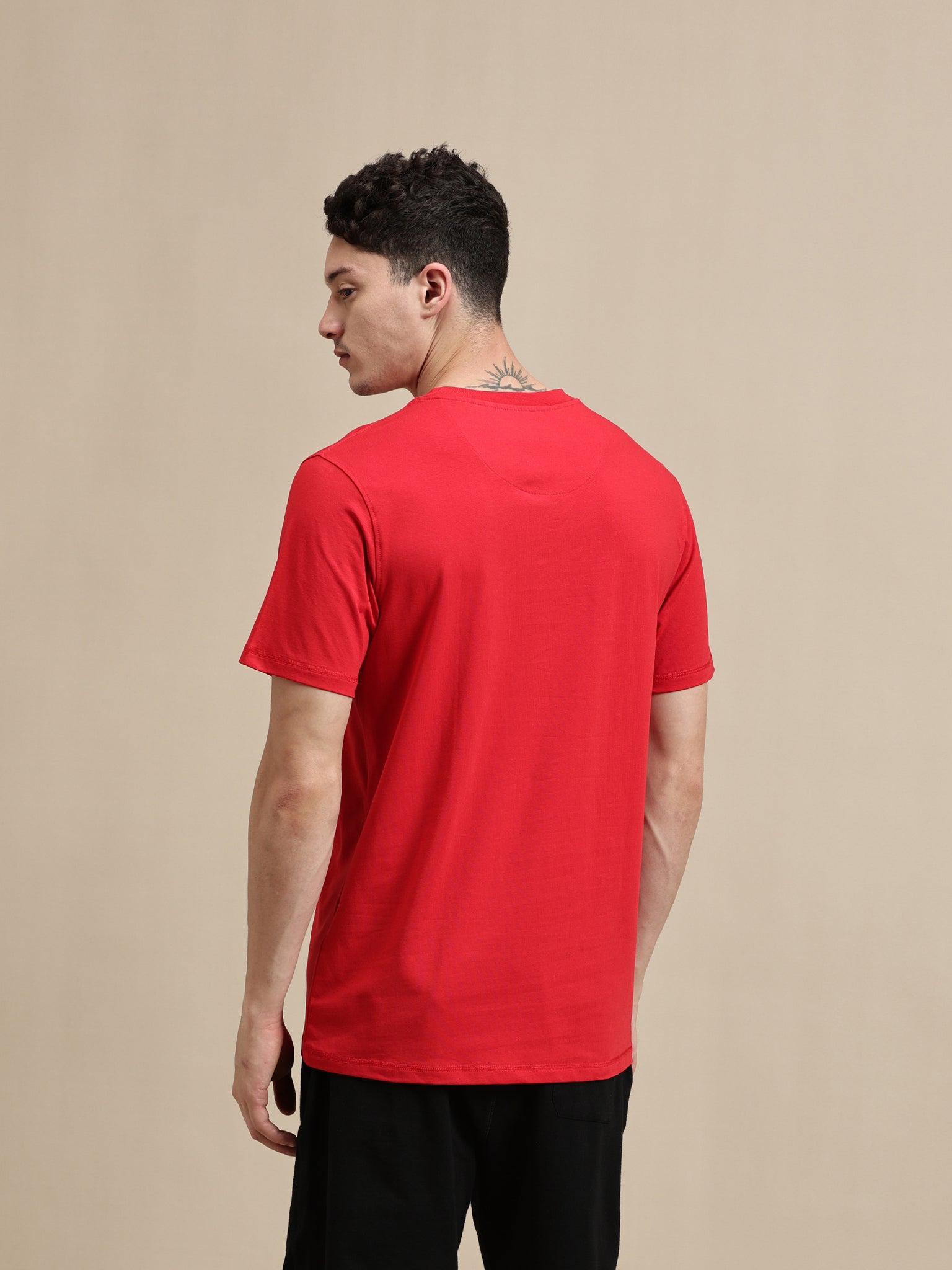 Men's T-Shirt – Half Sleeve - Basic Crew Neck Slim Fit