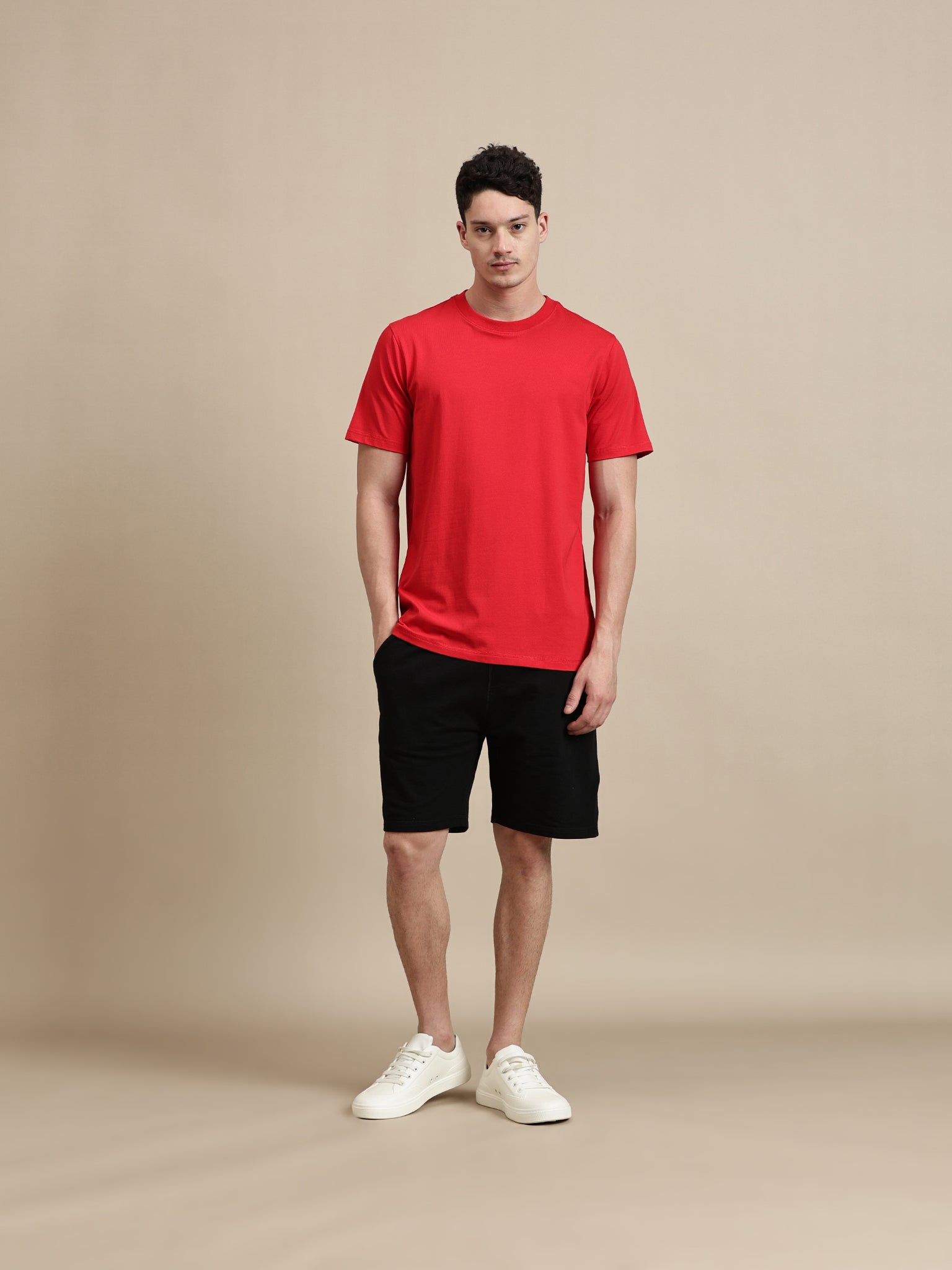Men's T-Shirt – Half Sleeve - Basic Crew Neck Slim Fit