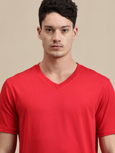 Men's T-Shirt – Half Sleeve - V Neck Slim Fit
