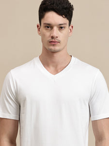 Men's T-Shirt – Half Sleeve - V Neck Slim Fit
