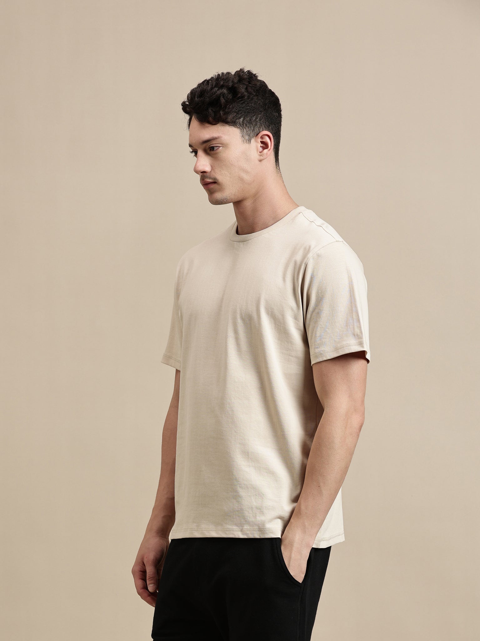 Men's T-Shirt – Half Sleeve - Basic Crew Neck Comfort Fit