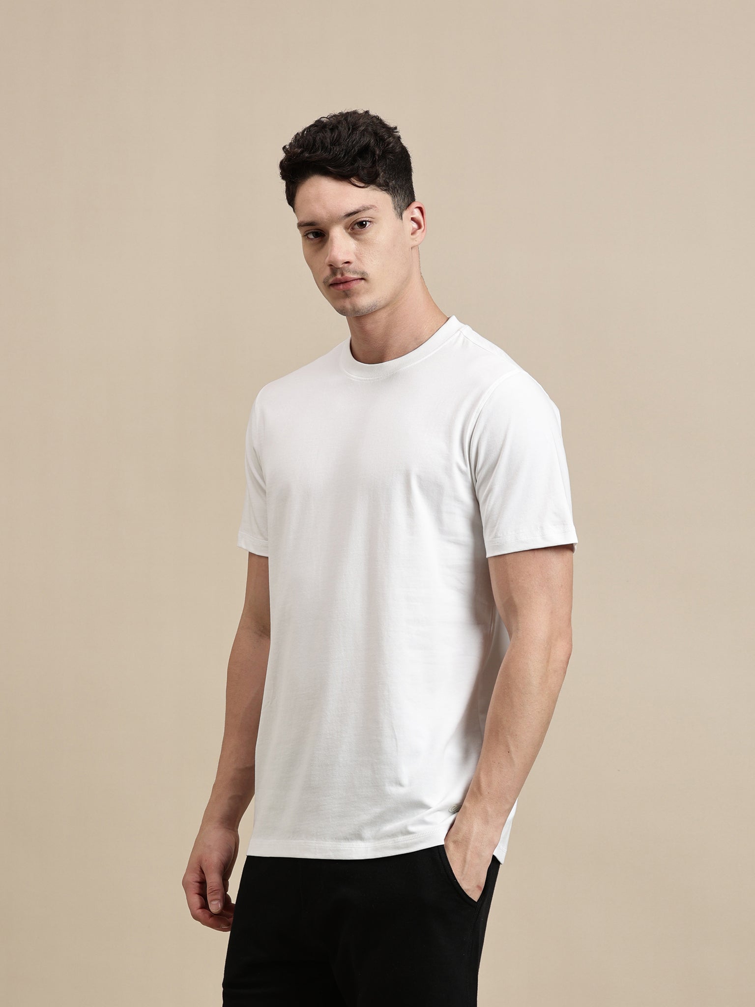 Men's T-Shirt – Half Sleeve - Basic Crew Neck Slim Fit