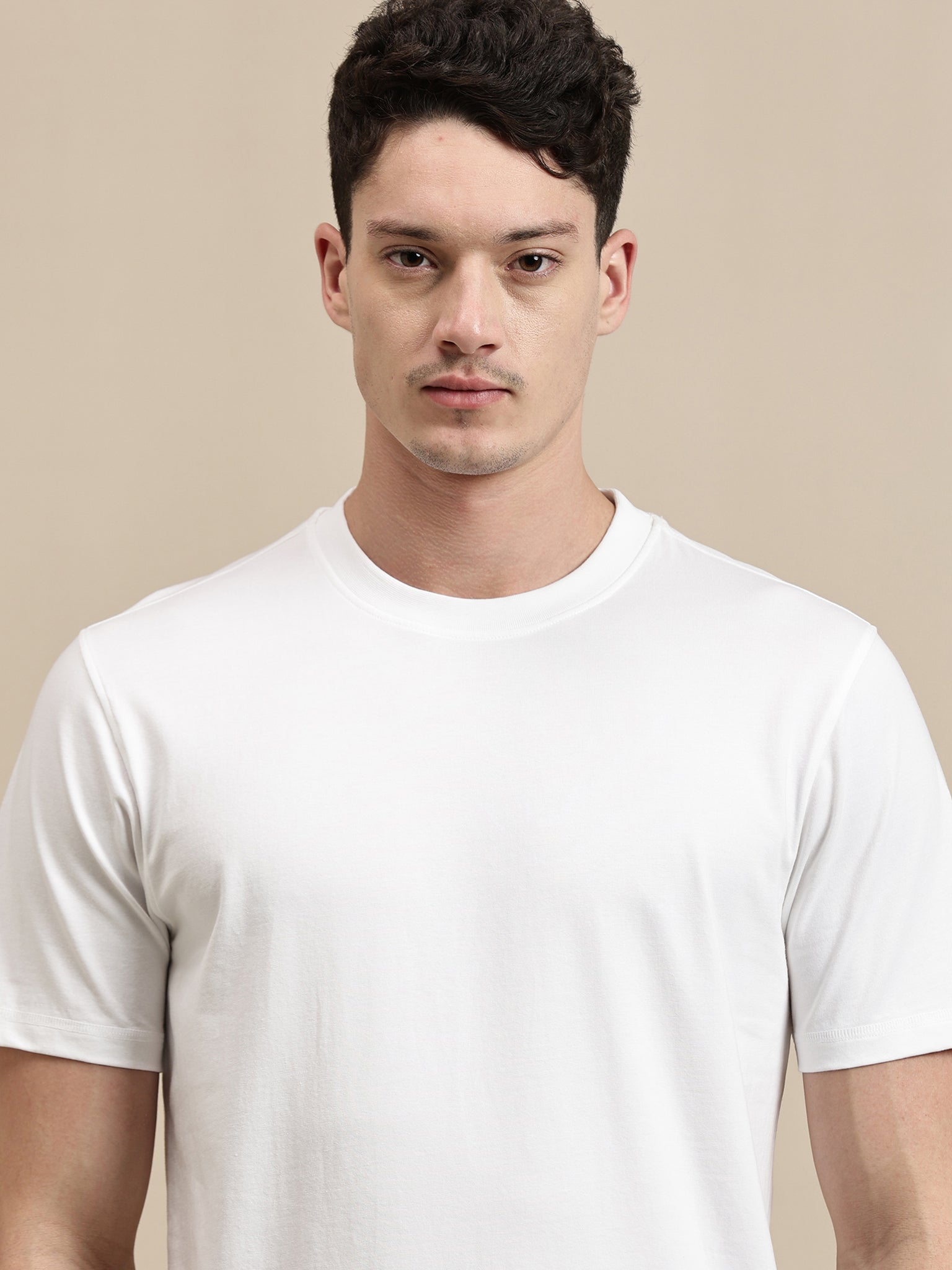 Men's T-Shirt – Half Sleeve - Basic Crew Neck Slim Fit