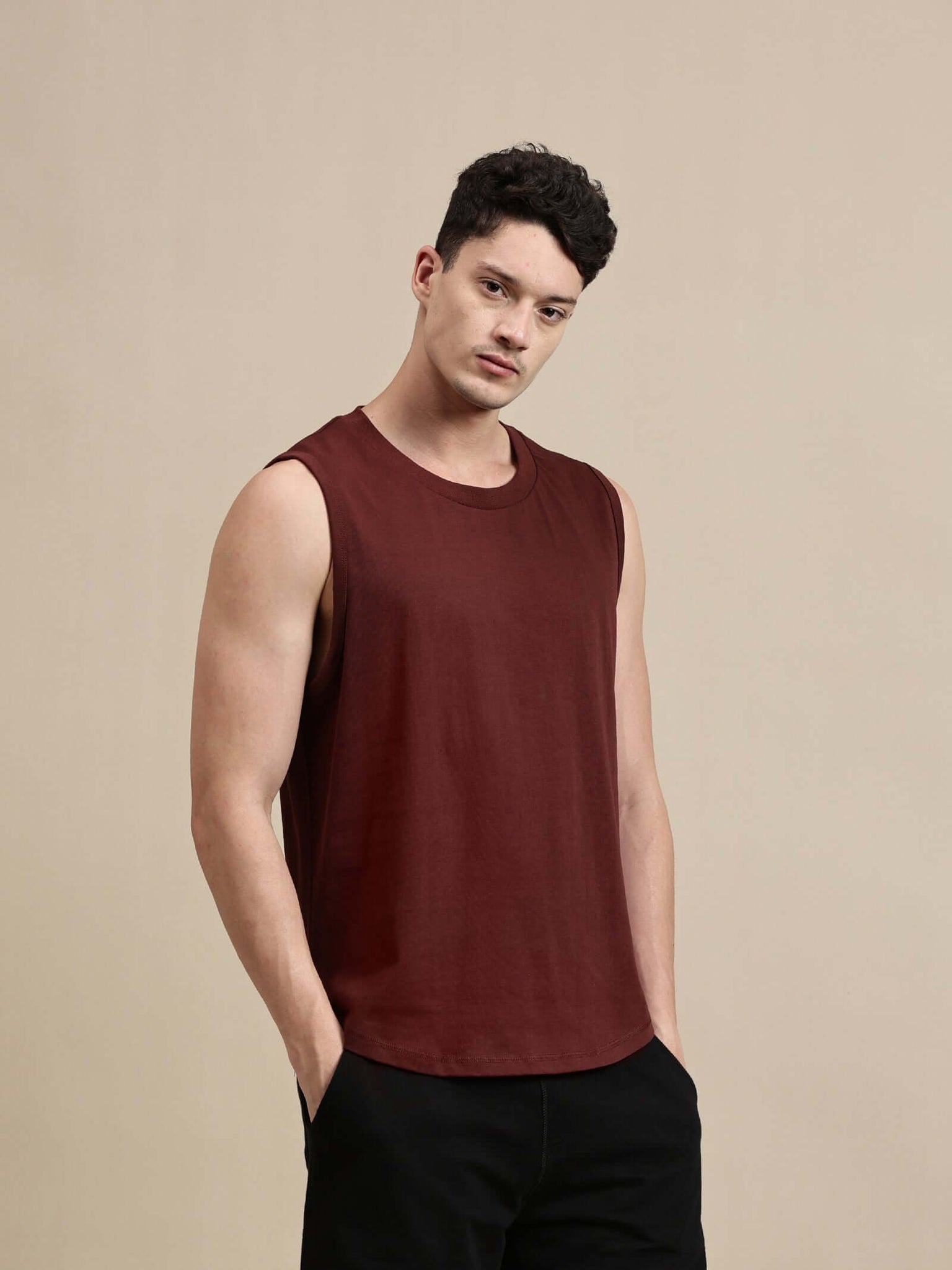 Men's T- Shirt – Sleeveless Singlet Comfort