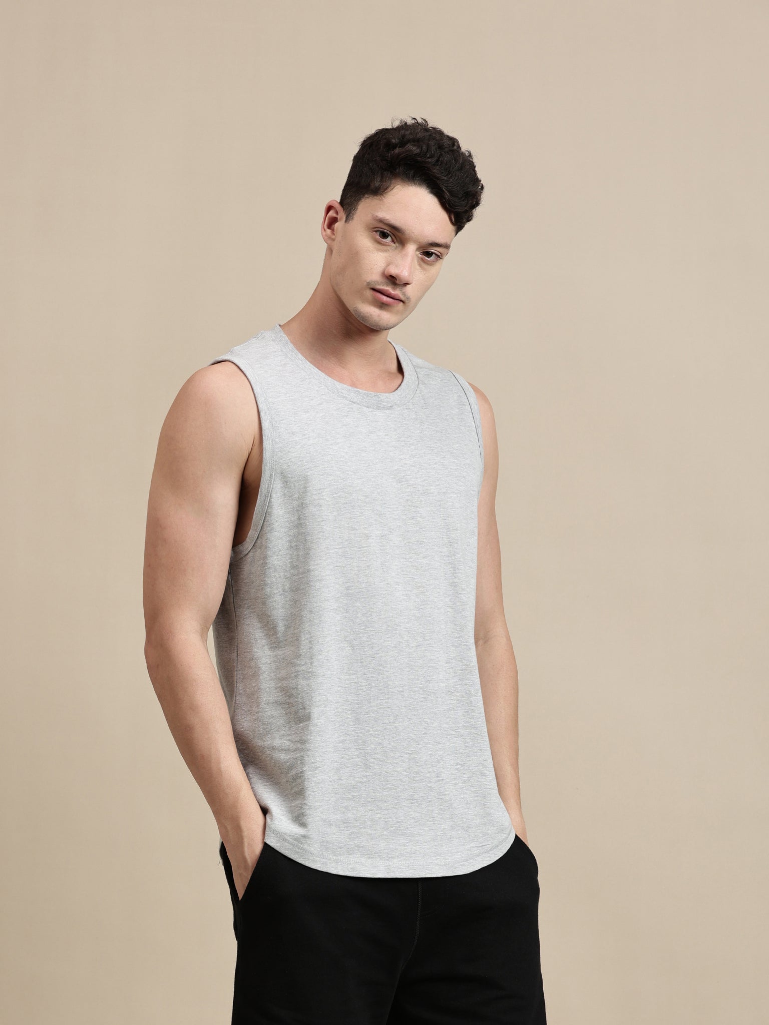 Men's T- Shirt – Sleeveless Singlet Comfort