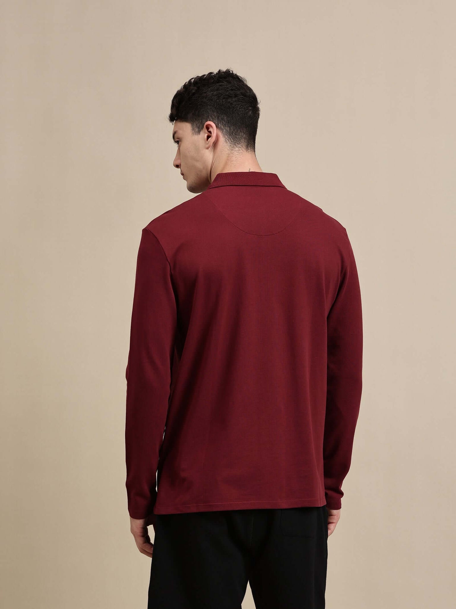 Men's Polo – Polo Full Sleeve Bonded Zipper
