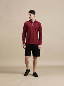Men's Polo – Polo Full Sleeve Bonded Zipper