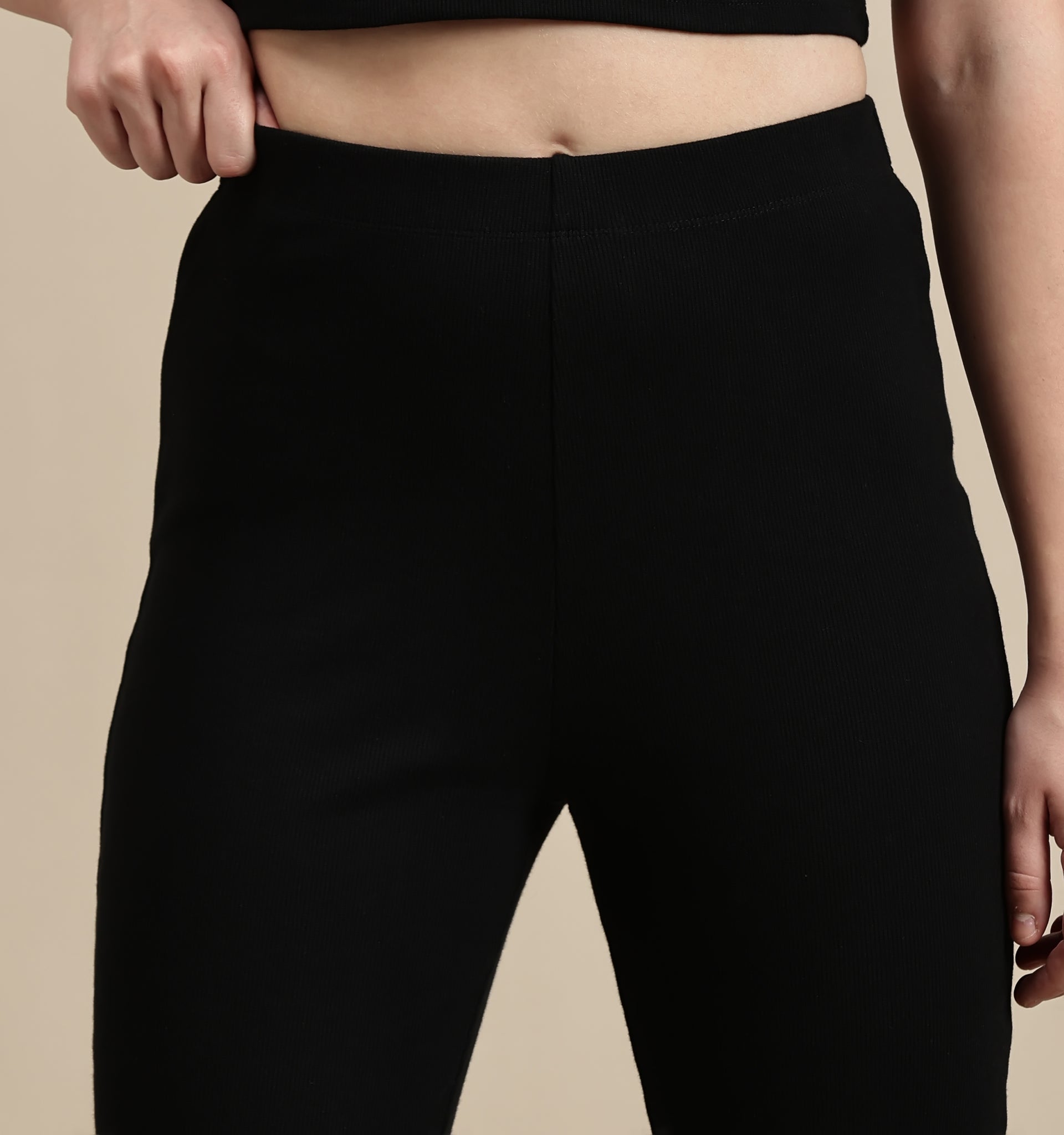Women's Pant – Fit And Flare Rib Pant