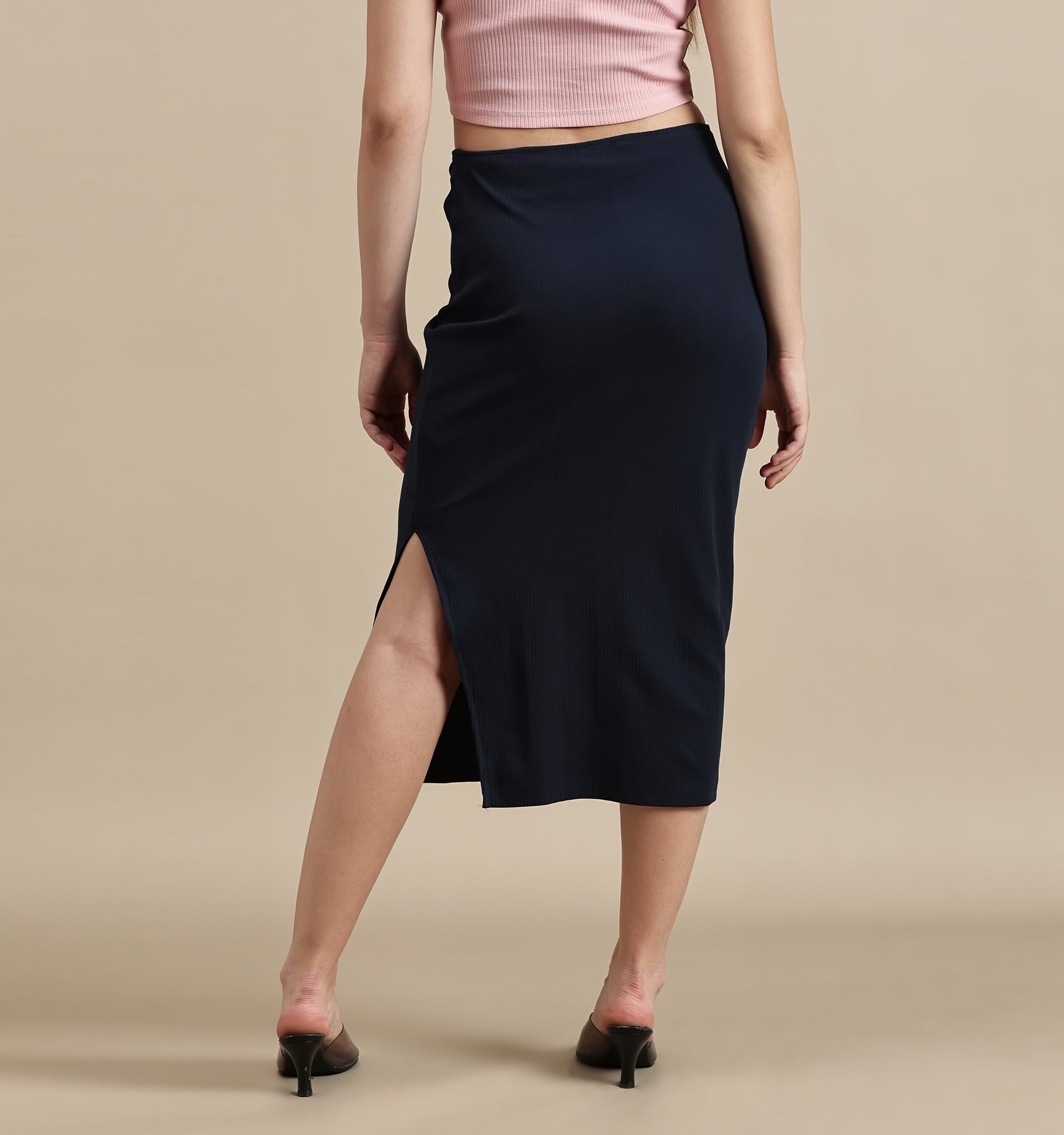 Women's Skirt – Side Slit Midi Skirt