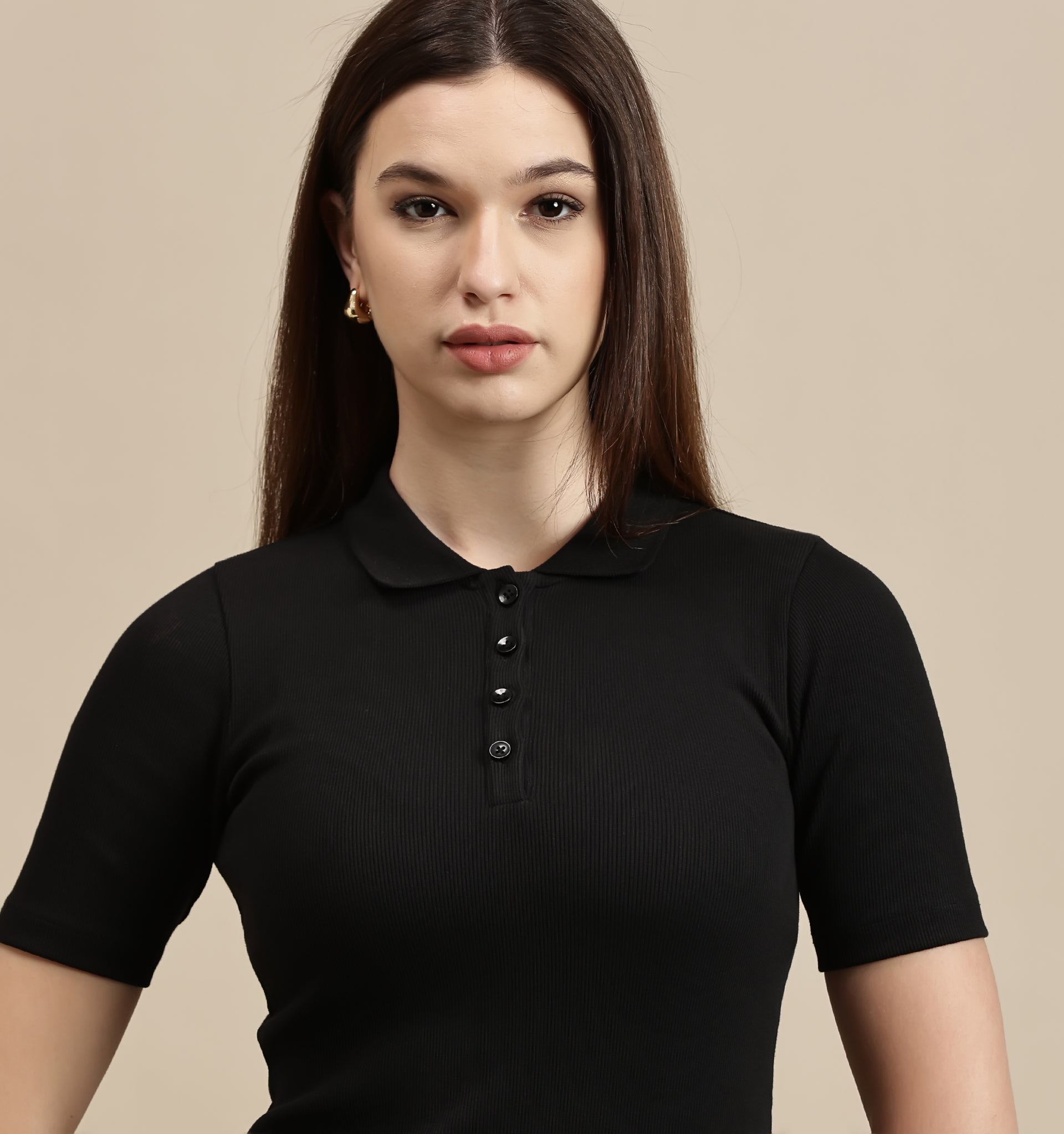 Women's Dress – Half Sleeve Polo Dress