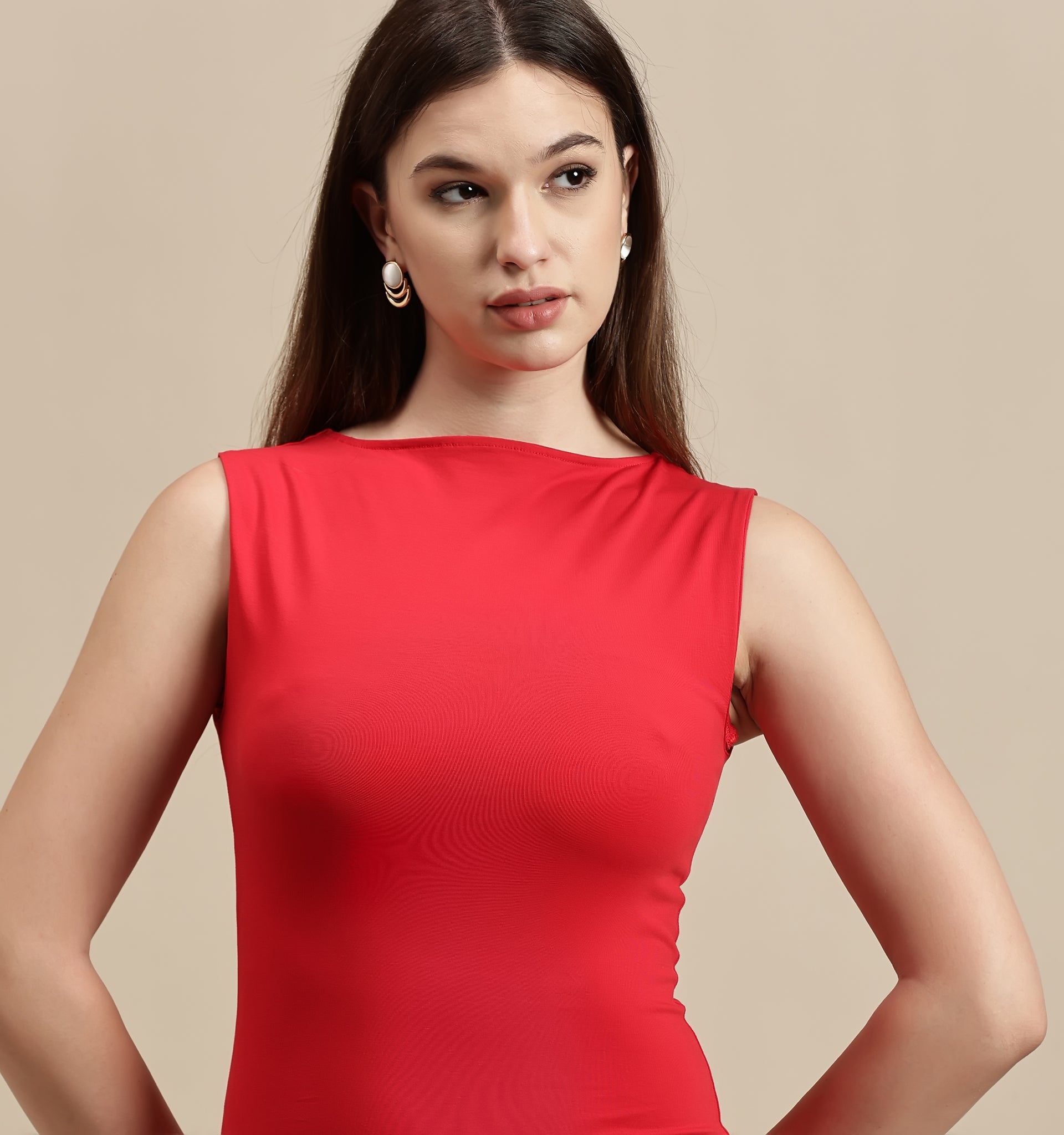 Women's Dress – A-Line Sleeveless Mini Dress