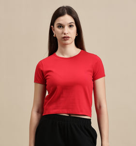 Women's Crop Top – Half Sleeve