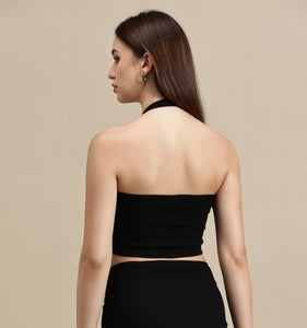 Women's Crop Top – Halter Neck Crop Top