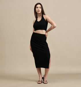 Women's Crop Top – Halter Neck Crop Top