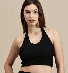 Women's Crop Top – Halter Neck Crop Top
