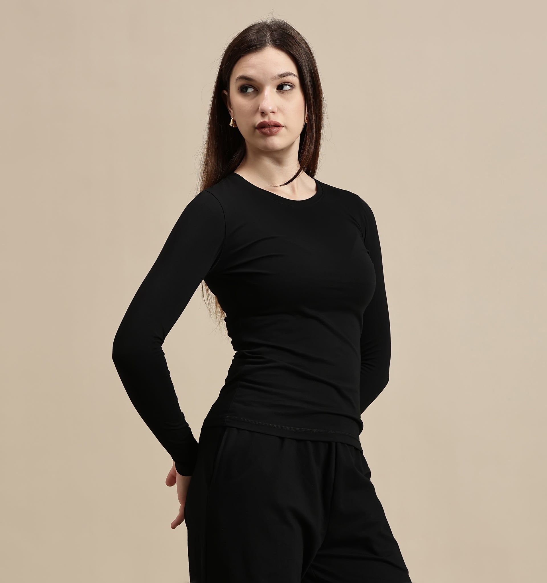 Women's Top – Crew Neck Full Sleeve Top