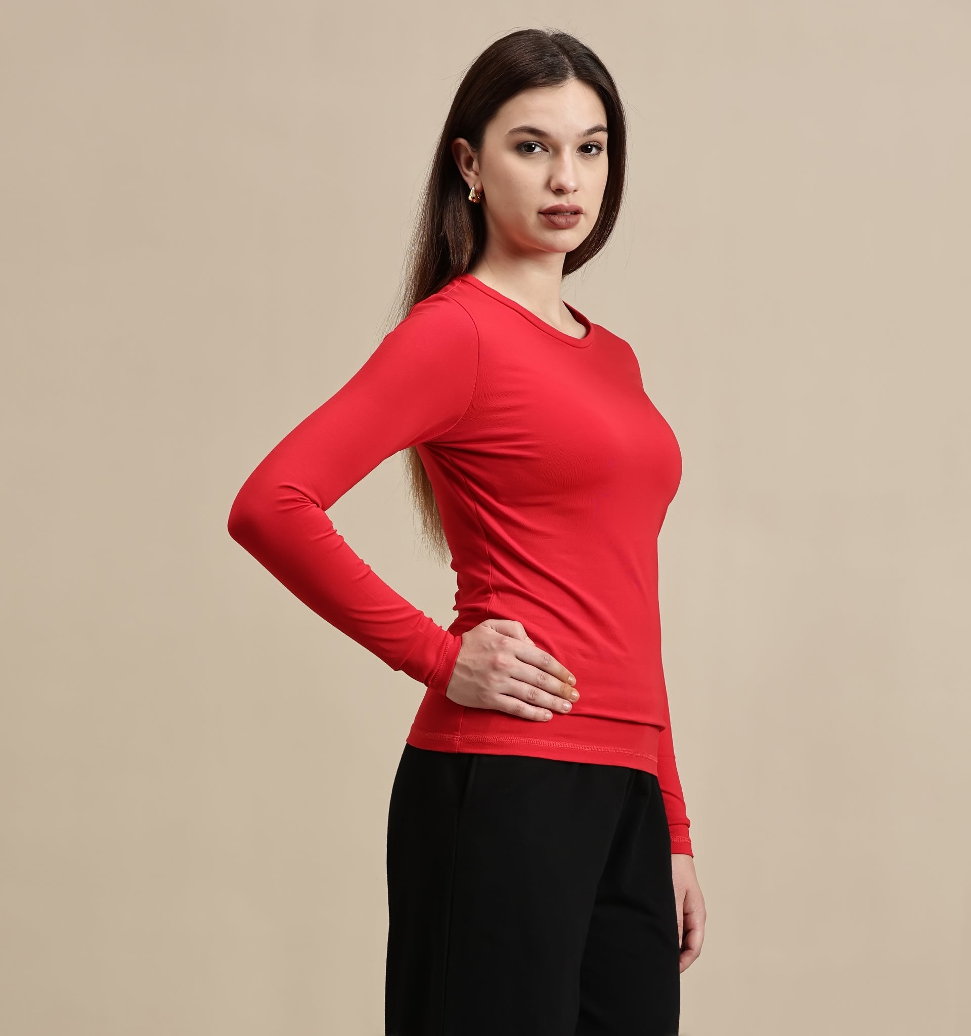 Women's Top – Crew Neck Full Sleeve Top