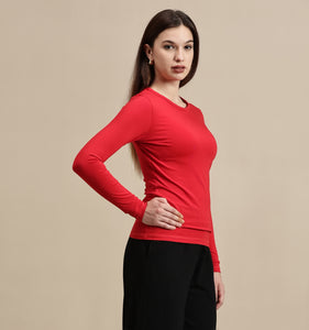 Women's Top – Crew Neck Full Sleeve Top