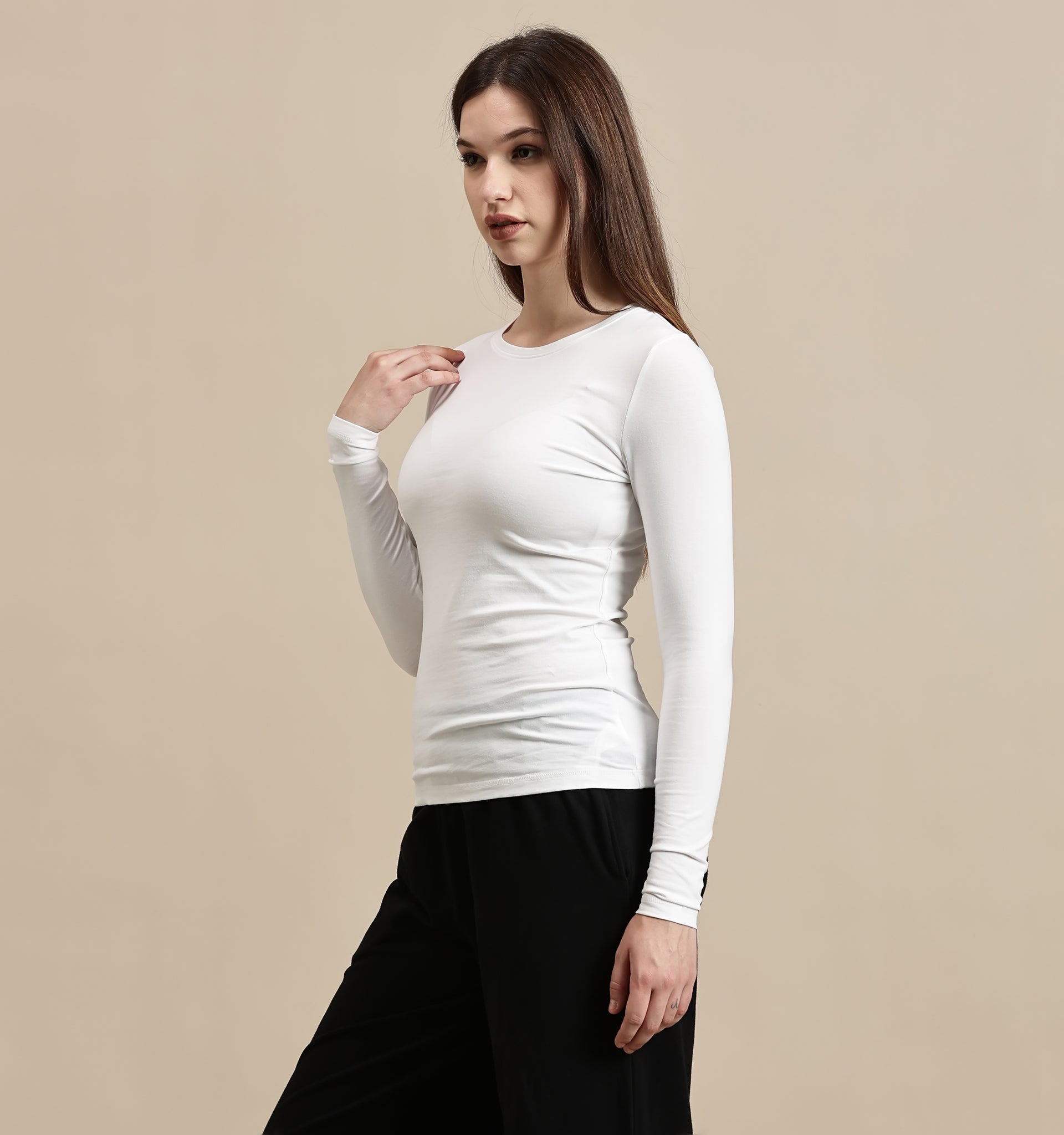 Women's Top – Crew Neck Full Sleeve Top