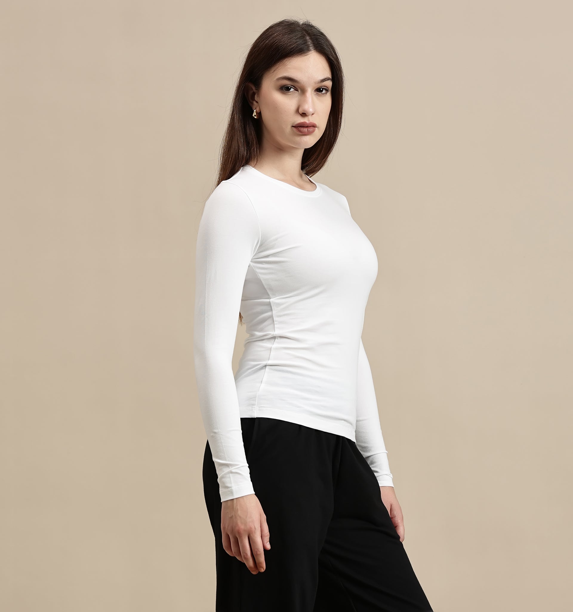 Women's Top – Crew Neck Full Sleeve Top