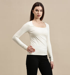 Women's Top – Square Neck Full Sleeve Top