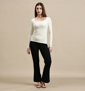 Women's Top – Square Neck Full Sleeve Top