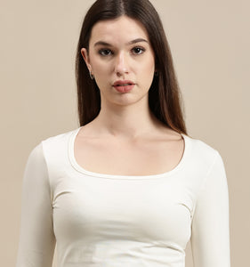 Women's Top – Square Neck Full Sleeve Top