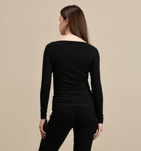Women's Top – Boat Neck Full Sleeve Top