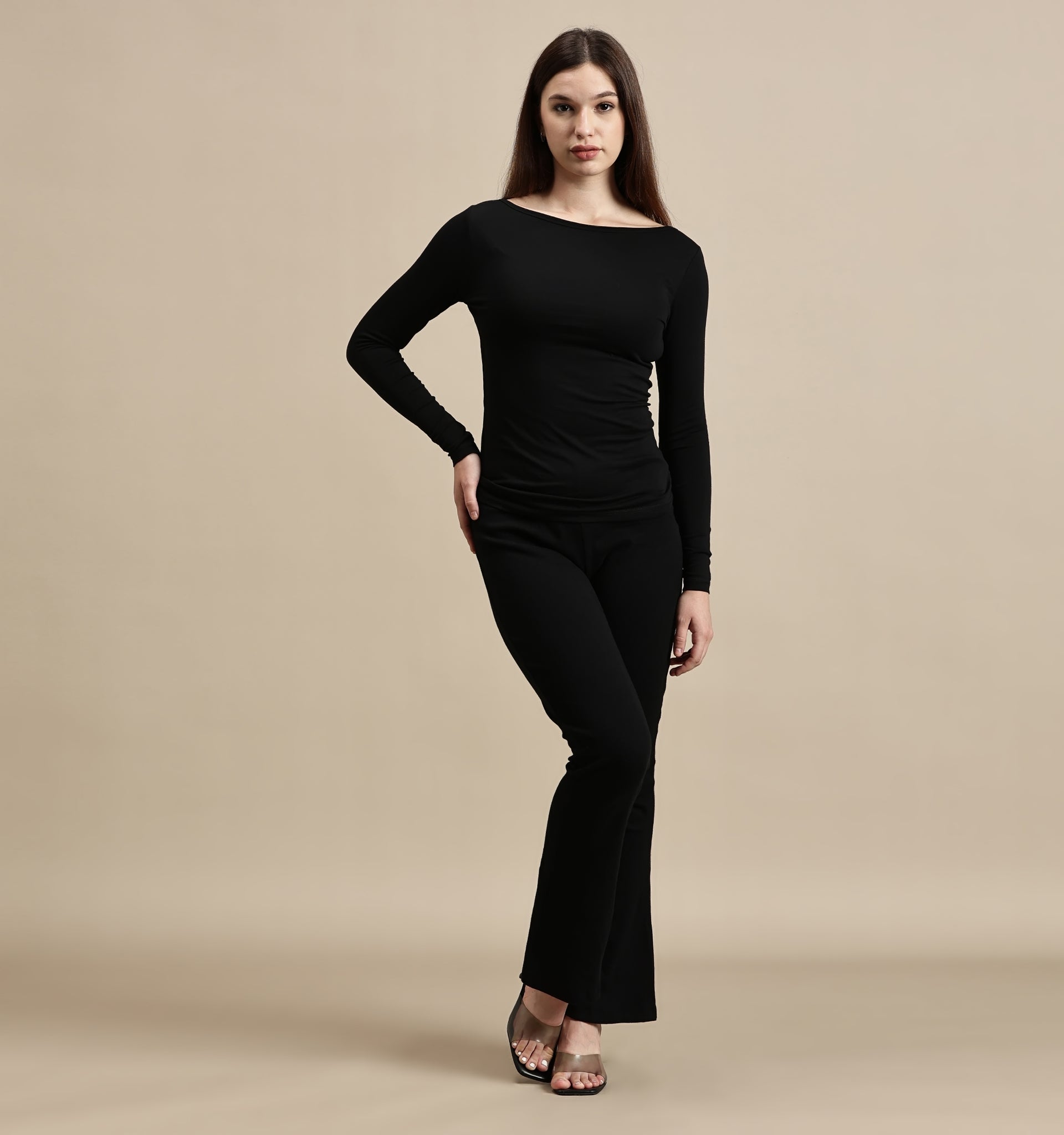 Women's Top – Boat Neck Full Sleeve Top